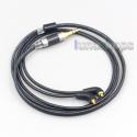 2.5mm 4.4mm XLR 3.5mm Black 99% Pure PCOCC Earphone Cable For Etymotic ER4SR ER4XR ER3XR ER3SE ER2XR ER2SE