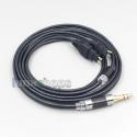 2.5mm 4.4mm XLR Black 99% Pure PCOCC Earphone Cable For Sennheiser HD580 HD600 HD650 HDxxx HD660S HD58x HD6xx 