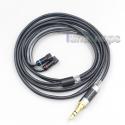 2.5mm 4.4mm Black 99% Pure PCOCC Earphone Cable For UE11 UE18 pro QDC Gemini Gemini-S Anole V3-C V3-S V6-C