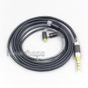 2.5mm 4.4mm XLR 3.5mm Black 99% Pure PCOCC Earphone Cable For Dunu T5 Titan 3 T3 (Increase Length MMCX)