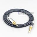 4.4mm XLR Black 99% Pure PCOCC Earphone Cable For Audio-Technica ATH-pro500mk2 PRO700MK2 PRO5V M50 M50RD