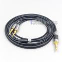 2.5mm 4.4mm 6.5mm XLR Black 99% Pure PCOCC Earphone Cable For Hifiman HE560 HE-350 HE1000 V2 Headphone 2.5mm pin