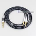 2.5mm 3.5mm 4.4mm XLR Black 99% Pure PCOCC Earphone Cable For Onkyo A800 Headphone 3.5mm Pin