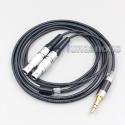 2.5mm 3.5mm 4.4mm XLR Black 99% Pure PCOCC Earphone Cable For Focal Utopia Fidelity Circumaural Headphone