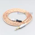 Silver Plated OCC Shielding Coaxial Earphone Cable For Sennheiser HD6 HD7 HD8 MIX DJ HD595 Headphone Headset