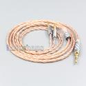 Silver Plated OCC Shielding Coaxial Earphone Cable For Hifiman HE560 HE-350 HE1000 V2 Headphone 2.5mm pin