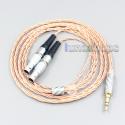 Silver Plated OCC Shielding Coaxial Cable For Focal Utopia Fidelity Circumaural Headphone