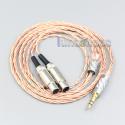 Silver Plated OCC Shielding Coaxial Earphone Cable For Audeze LCD-3 LCD-2 LCD-X LCD-XC LCD-4z LCD-MX4 LCD-GX