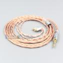 Silver Plated OCC Shielding Coaxial Earphone Cable For Acoustune HS 1695Ti 1655CU 1695Ti 1670SS