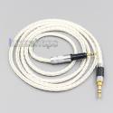 16 Core OCC Silver Plated Headphone Earphone Cable For Audio Technica ATH-M50x ATH-M40x ATH-M70x Headphone Headset