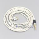 16 Core OCC Silver Plated Headphone Earphone Cable For Sennheiser IE100 IE400 IE500 Pro