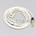 16 Core OCC Silver Plated Earphone Cable For HiFiMan RE2000 Topology Diaphragm Dynamic Driver