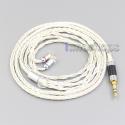 16 Core OCC Silver Plated Headphone Earphone Cable For UE11 UE18 pro QDC Gemini Gemini-S Anole V3-C V3-S V6-C