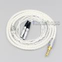 99% Pure Silver XLR 3.5mm 2.5mm 4.4mm Earphone Cable For Ultrasone Veritas Jubilee 25E 15 Edition ED 8EX ED15 Headphone