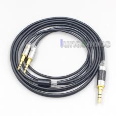 Black 99% Pure PCOCC Earphone Cable For OLLO Audio S4 MIXING S4R Recording S4X Reference HPS Headphone