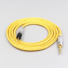 16 Core OCC Gold Plated Earphone Headphone Cable For Shure SRH840 SRH940 SRH440 SRH750DJ Philips SHP9000 SHP8900