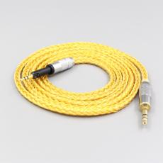 16 Core OCC Gold Plated Headphone Cable For Sennheiser HD6 HD7 HD8 MIX DJ HD595  Earphone