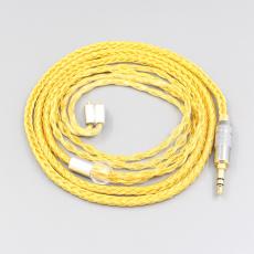 16 Core OCC Gold Plated Braided Earphone Cable For UE Live UE6 Pro Lighting SUPERBAX IPX