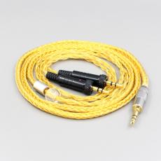 16 Core OCC Gold Plated Braided Earphone Cable For Sony MDR-Z1R MDR-Z7 MDR-Z7M2 With Screw To Fix headphone