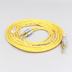 16 Core OCC Gold Plated Braided Earphone Cable For Nighthawk Monoprice M650 Monolith M1060 M1060C M565 M565 headphone