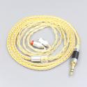 8 Core OCC Silver Gold Plated Braided Earphone Cable For Sony IER-M7 IER-M9 IER-Z1R