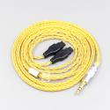 16 Core OCC Gold Plated Earphone Cable For Sennheiser HD580 HD600 HD650 HDxxx HD660S HD58x HD6xx Headphone