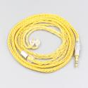 16 Core OCC Gold Plated Braided Earphone Cable For HiFiMan RE2000 Topology Diaphragm Dynamic Driver