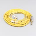 16 Core OCC Gold Plated Braided Earphone Cable For 0.78mm BA Custom Westone W4r UM3X UM3RC JH13 High Step