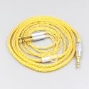 16 Core OCC Gold Plated Braided Earphone Cable For Beyerdynamic T1 T5P II AMIRON HOME Denon AH-D600 AH-D7100 Headphone