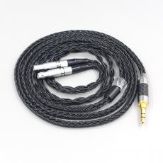 16 Core 7N OCC Black Braided Earphone Cable For Ultrasone Veritas Jubilee 25E 15 Edition ED 8EX ED15 Headphone