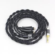 Pure 99% Silver Inside Headphone Nylon Cable For FOSTEX TH900 TH1000RP TH1100RP TH-909 TR-X00 TH-600 MK2