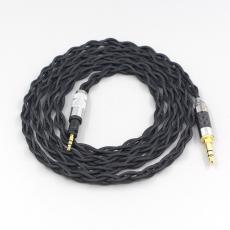Pure 99% Silver Inside Headphone Nylon Cable For Sennheiser Momentum 1.0 2.0  Earphone Headset