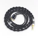 Pure 99% Silver Inside Headphone Nylon Cable For Shure SRH1540 SRH1840 SRH1440 Earphone headset