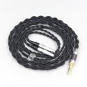 Pure 99% Silver Inside Headphone Nylon Cable For Ultrasone Veritas Jubilee 25E 15 Edition ED 8EX ED15 Earphone headset