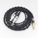 Pure 99% Silver Inside Headphone Nylon Cable For Focal Utopia Fidelity Circumaural Headphone Earphone headset