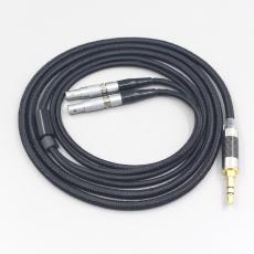 6.5mm XLR Super Soft Headphone Nylon OFC Cable For Ultrasone Veritas Jubilee 25E 15 Edition ED 8EX ED15 Earphone