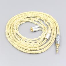 8 Core Gold Plated + Palladium Silver OCC Alloy Cable For AKG N5005 N30 N40 Sennheiser IE300 IE900 Earphone