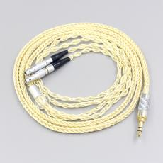 8 Core Gold Plated + Palladium Silver OCC Alloy Cable For Ultrasone Veritas Jubilee 25E 15 Edition ED 8EX ED15 Headphone