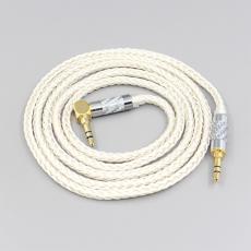 16 Core OCC Silver Plated Headphone Cable   For Fostex T50RP Mk3 T40RP Mk2 T20RP Mk2 Dekoni Audio Blue