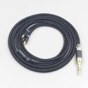 2.5mm 4.4mm Super Soft Headphone Nylon OFC Cable For Dunu T5 Titan 3 T3 (Increase Length MMCX) Earphone