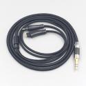 2.5mm 4.4mm Super Soft Headphone Nylon OFC Cable For FOSTEX TH900 MKII MK2 TH-909 TR-X00 TH-600 Earphone headset