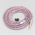 16 Core Silver OCC OFC Mixed Braided Cable For HiFiMan RE2000 Topology Diaphragm Dynamic Driver Earphone