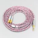 16 Core Silver OCC OFC Mixed Braided Cable For HiFiMan HE400 HE5 HE6 HE300 HE4 HE500 HE6 Earphone Headphone