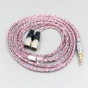 16 Core Silver OCC OFC Mixed Braided Cable For Mr Speakers Alpha Dog Ether C Flow Mad Dog AEON headphone Earphone headse