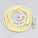 8 Core Gold Plated + Palladium Silver OCC Alloy Cable For Sony IER-M7 IER-M9 IER-Z1R Headset Earphone Headphone