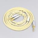 8 Core Gold Plated + Palladium Silver OCC Alloy Cable For Sennheiser HD700 Headphone Earphone 6.5mm XLR 4.4mm