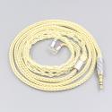 8 Core Gold Plated + Palladium Silver OCC Alloy Cable For Sennheiser IE8 IE8i IE80 IE80s Metal Pin Earphone