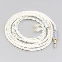 8 Core Silver Plated OCC Earphone Cable For HiFiMan RE2000 Topology Diaphragm Dynamic Driver