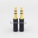 1pair 3.5mm Stereo Male To MMCX Female Converter adapter For Hifiman Denon Series Headphone
