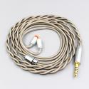 Type6 756 core 7n Litz OCC Silver Plated Earphone Cable For Sony IER-M7 IER-M9 IER-Z1R Headset 2Core 2.8mm